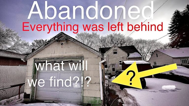 Abandoned! Everything was left behind We bought the contents! what’s inside!?!